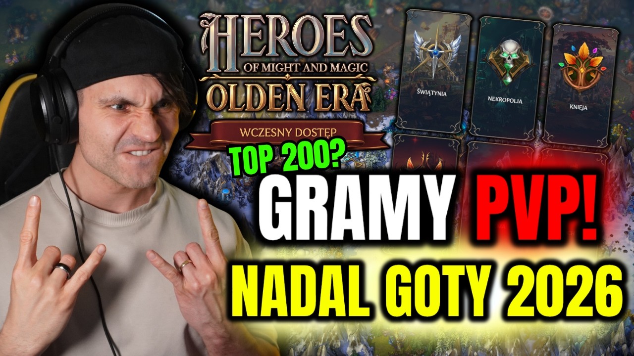 GOTY 2026 (1000H)🔥Dzisiaj Podbijamy Top 200?  Single Hero PvP - Olden Era LIVE | !HOLY