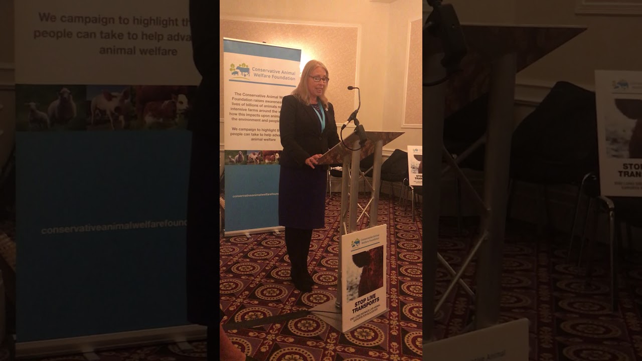 Lorraine Platt- Conservative Animal Welfare Foundation & CIWF fringe 2019