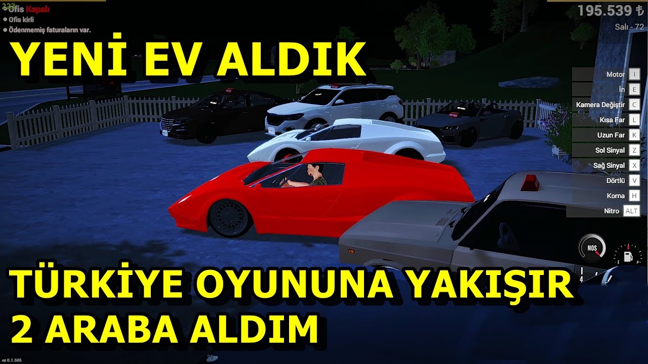 YENİ EV ALDIK ! TÜRKİYE OYUNUNA YAKIŞIR 2 KIRMIZI BEYAZ ARABA ALDIM CAR FOR SALE