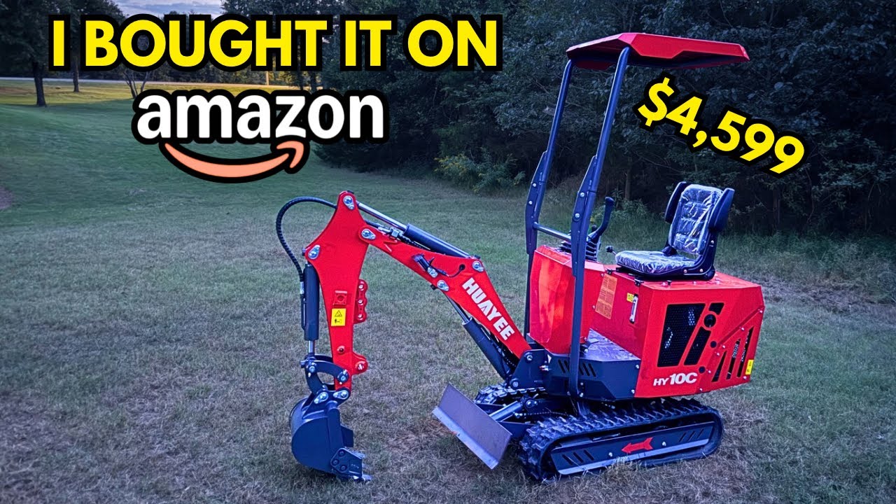 I Bought the CHEAPEST Mini Excavator on Amazon!