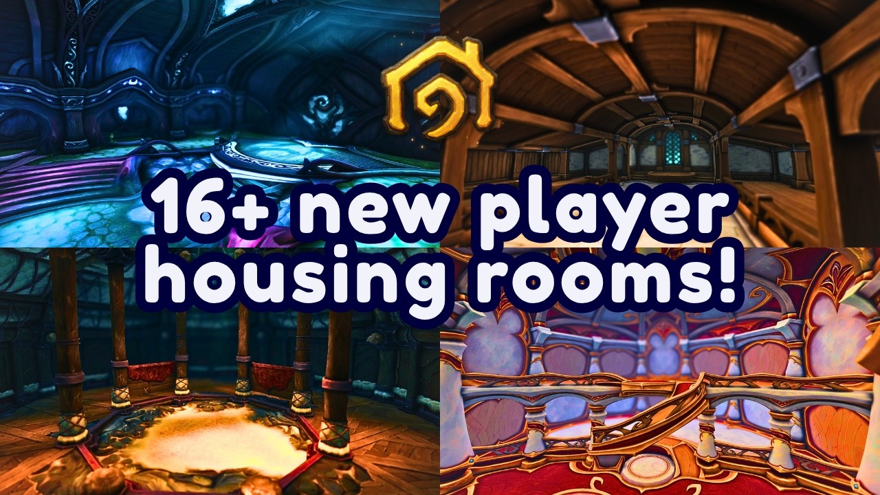 First Look At ALL NEW Rooms Coming In 12.1 To WoW Player Housing