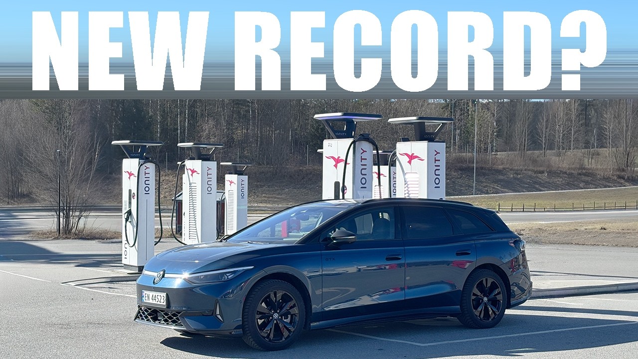 VW ID.7 GTX Tourer | ТЕСТ ЗАПАСА ХОДА НА СКОРОСТИ 120 КМ/Ч (75 МИЛЬ/Ч) + ПЕРВЫЕ ВПЕЧАТЛЕНИЯ!