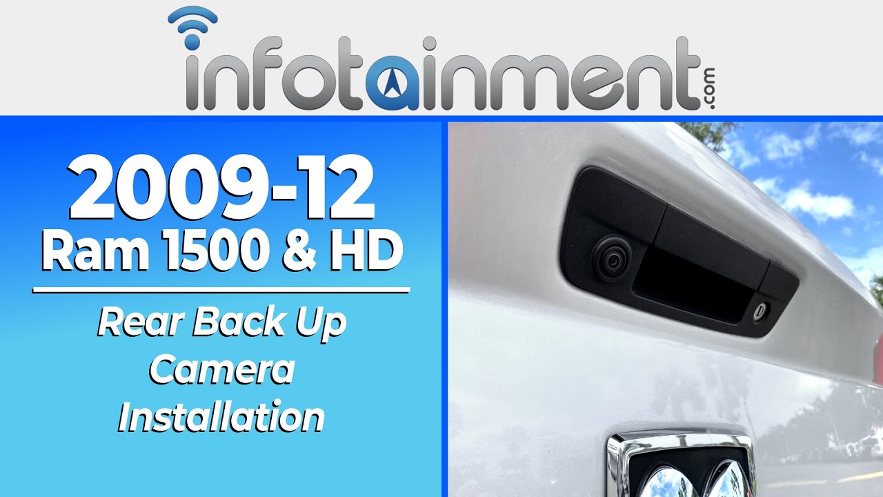 2009-2012 Dodge Ram 1500 2500 3500 - Rear Back Up Camera Install - Easy Plug & Play!