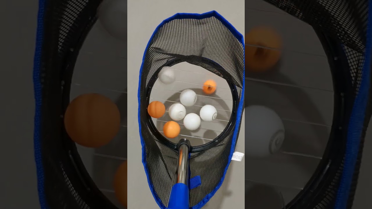 Table Tennis Ball Collector in Action | The Easiest Way to Pick Up Balls! #pingpong