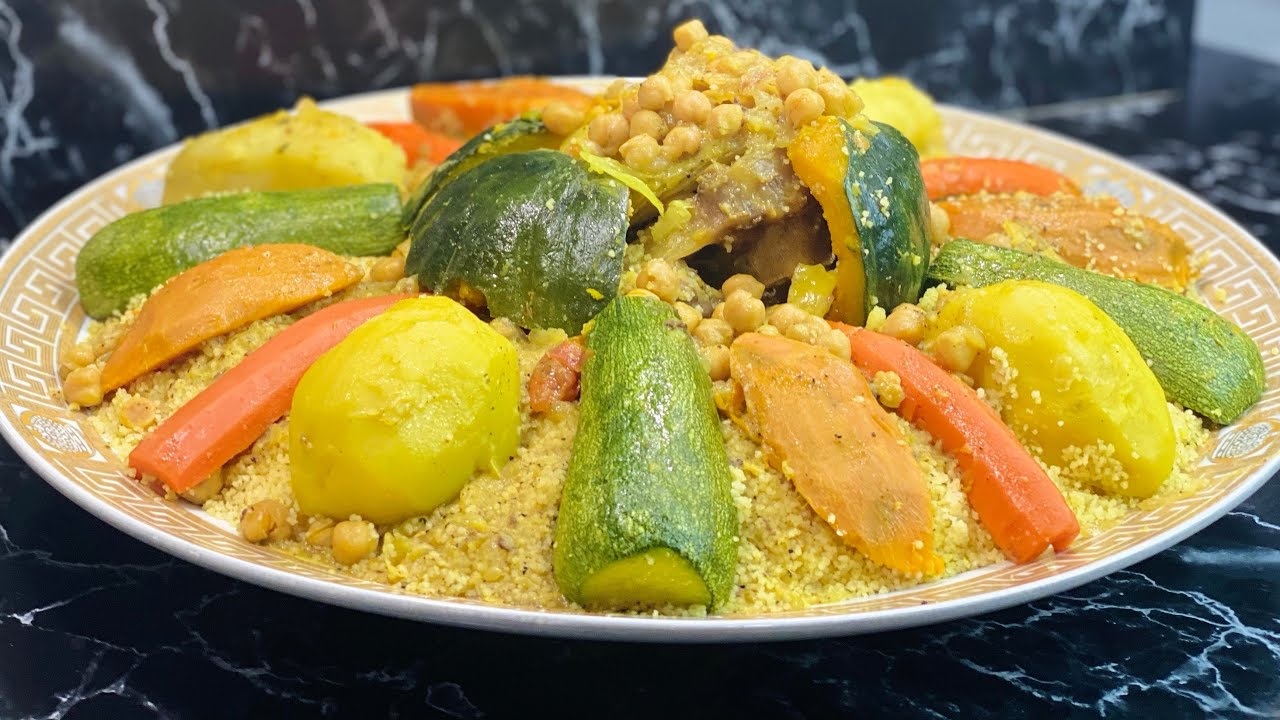 ТРАДИЦИОННЫЙ КУСКУС С 7 ОВОЩАМИ 🍲🥔
