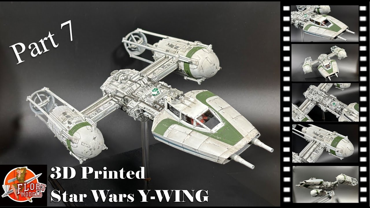 3D Printed Star Wars Y Wing Part 7