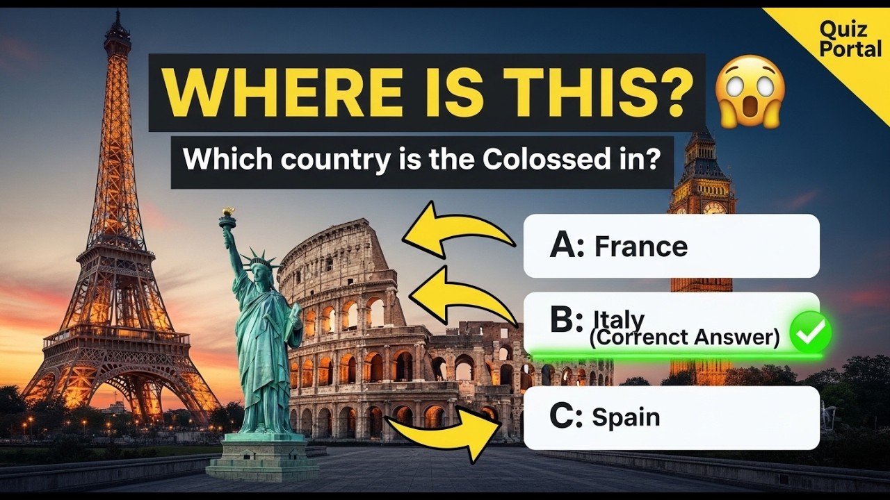 Guess the Landmark Quiz 🌍 | 99% Fail This Geography Trivia Challenge!