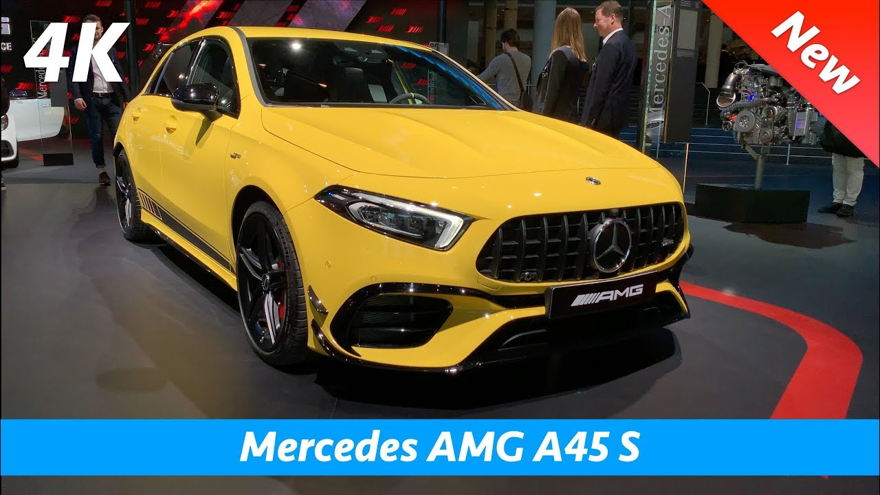 Mercedes AMG A45 S 2020 - первый взгляд на 4K | Интерьер - Экстерьер (Издание 1)