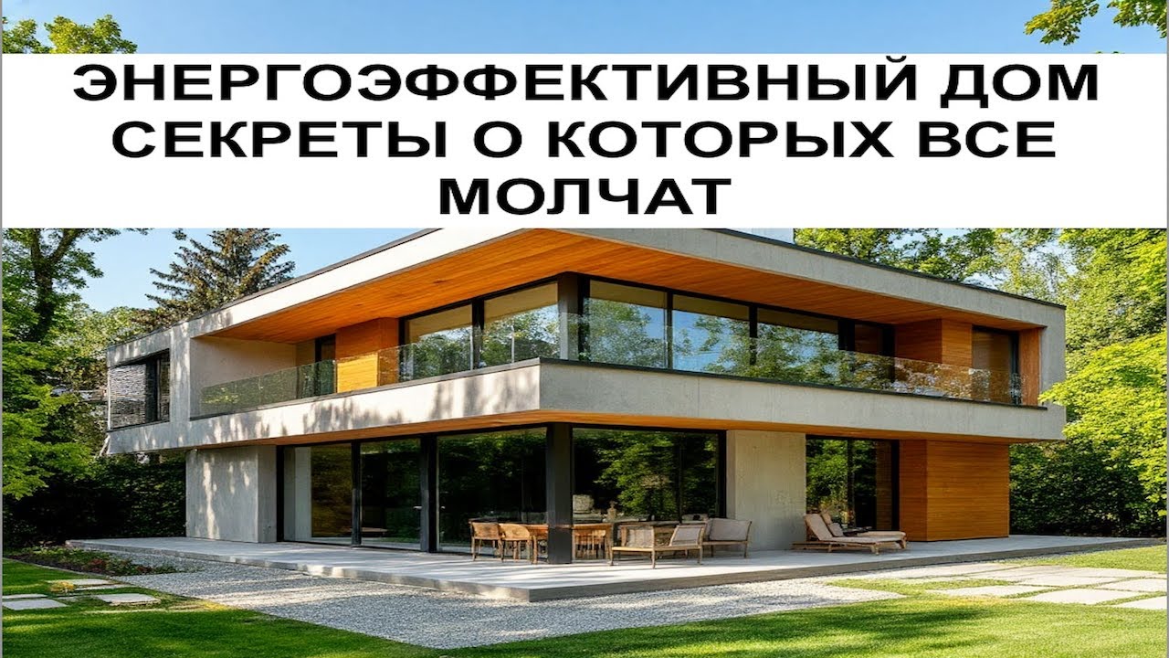 ЭНЕРГОЭФФЕКТИВНЫЙ ДОМ, СЕКРЕТЫ О КОТОРЫХ МОЛЧАТ СТРОИТЕЛИ !