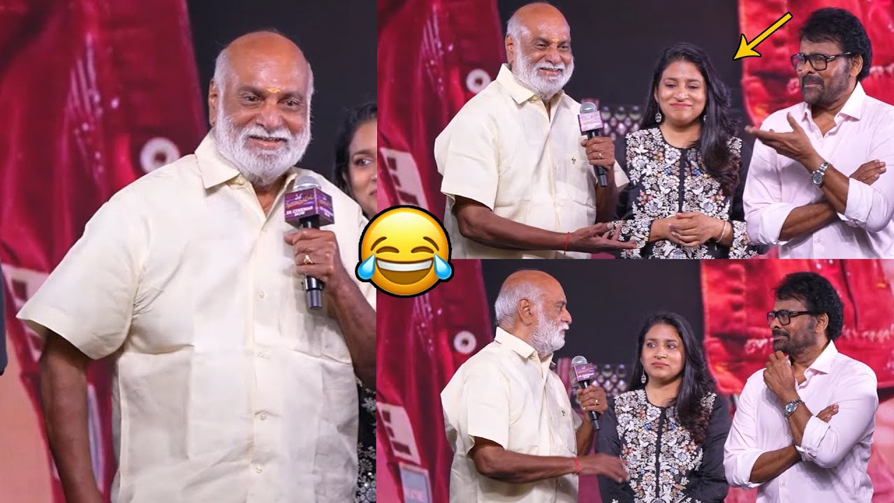 Raghavendra Rao&rsquo;s Funny Speech at MSVPG Industry Hit Event 🤣 | Chiranjeevi | Venkatesh