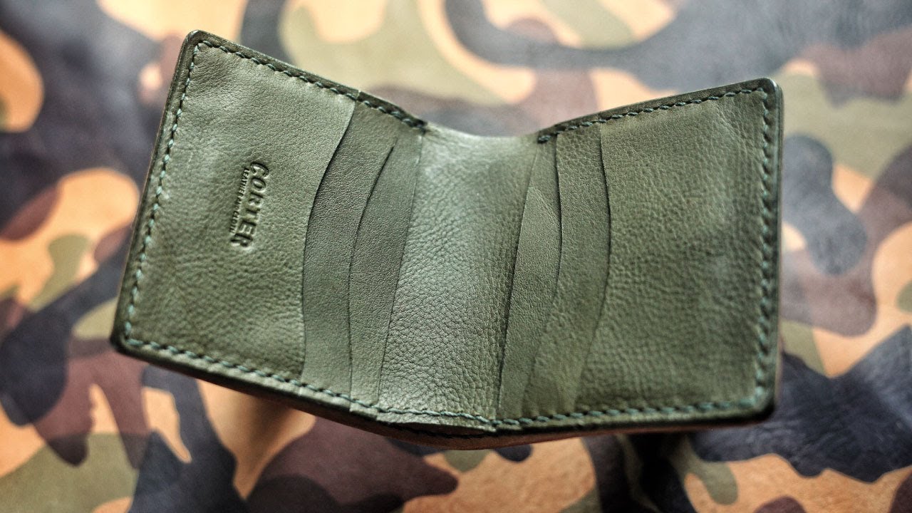 Making a Unique Leather Wallet (with PATTERN!)