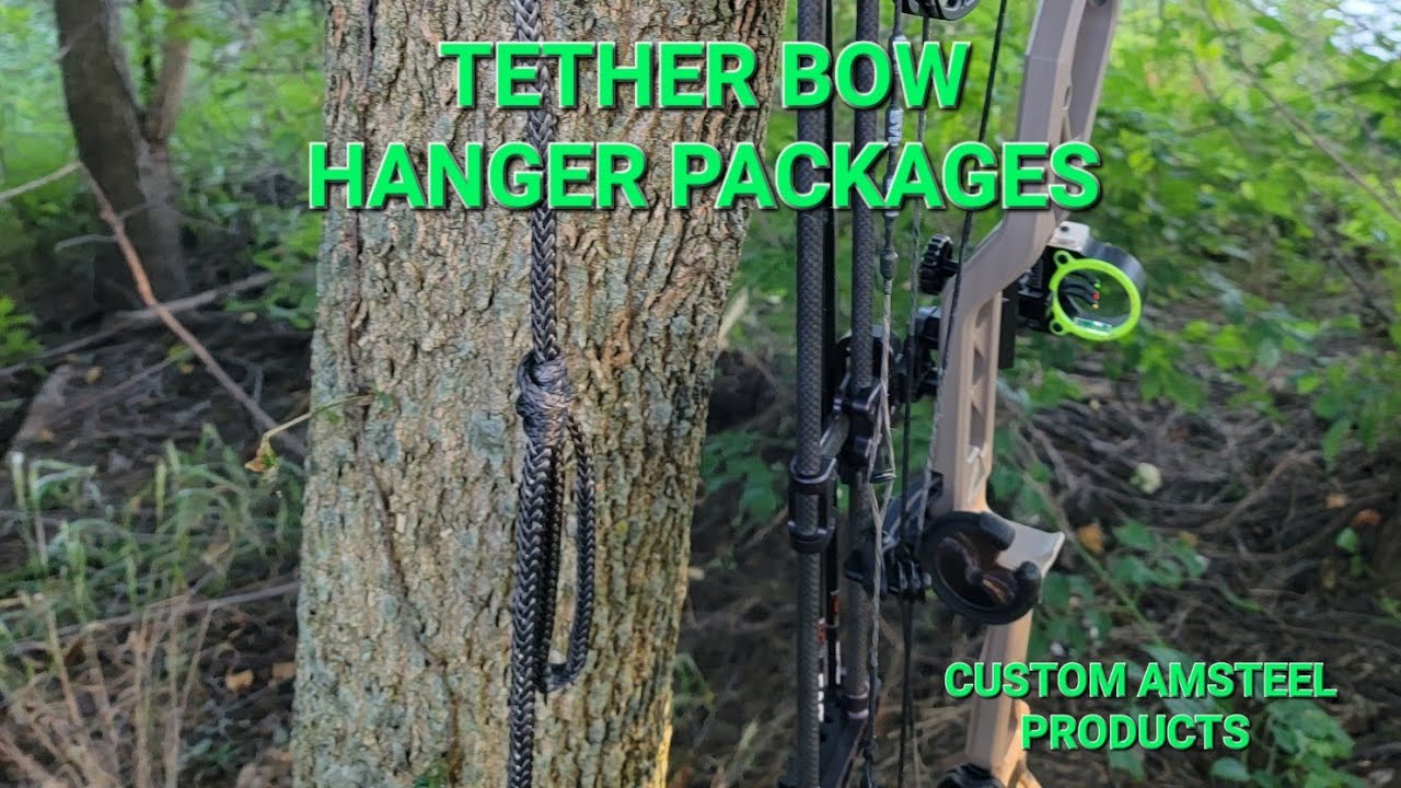 Tether Bow Hanger With Full Bury AmSteel Tether and Daisy Tether Webbing Package