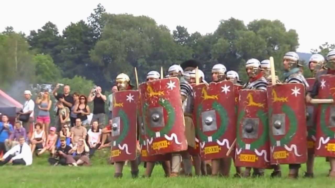 Dymarki Świętokrzyskie 2012 - Roman legions in battle
