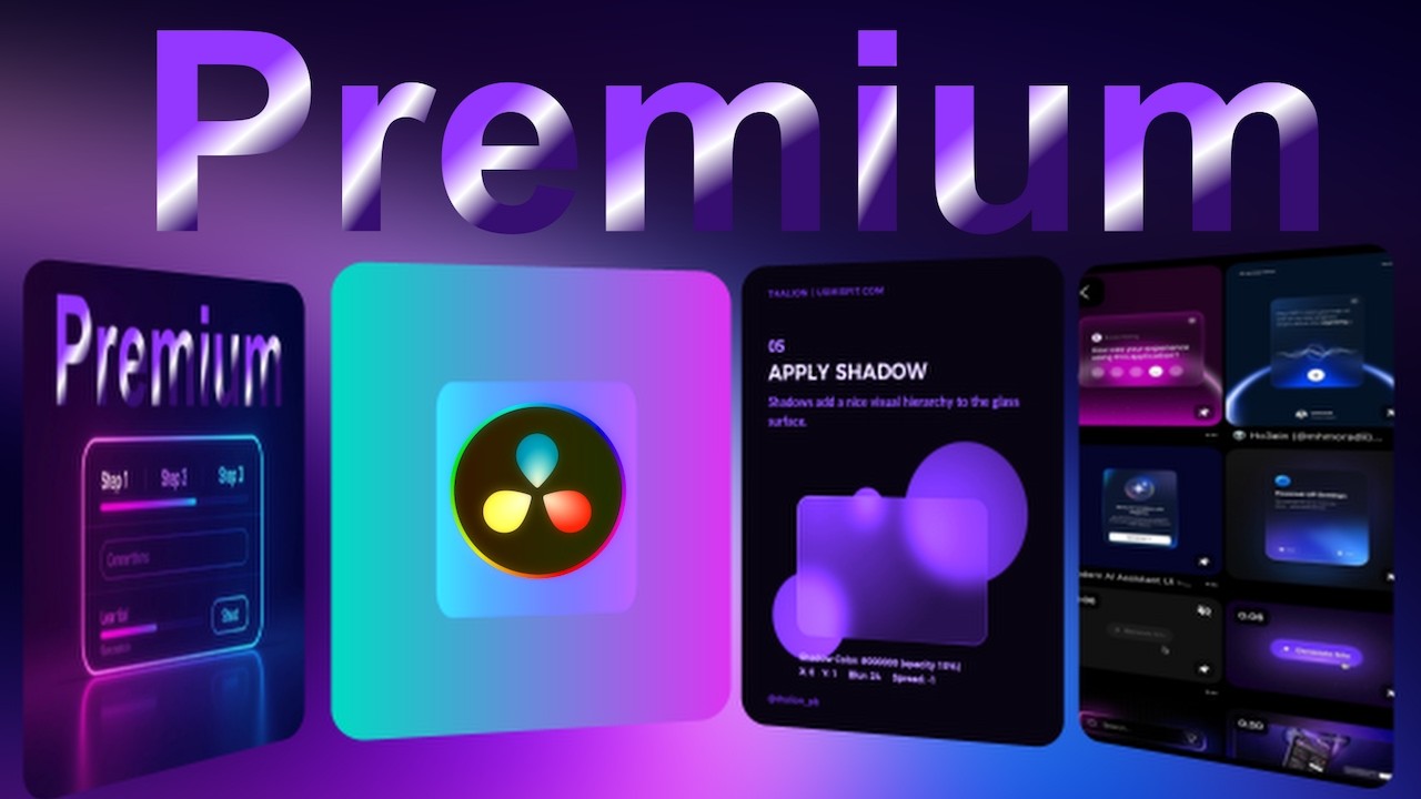 Create Premium Shiny Text in DaVinci Resolve