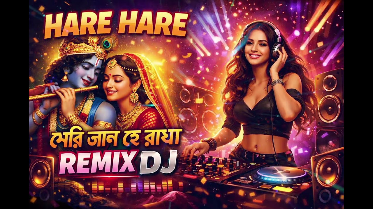 Hare Hare Meri Jaan Hai Radha Remix DJ 🔥Radha Krishna Bhajan Remix | Dance Mix 