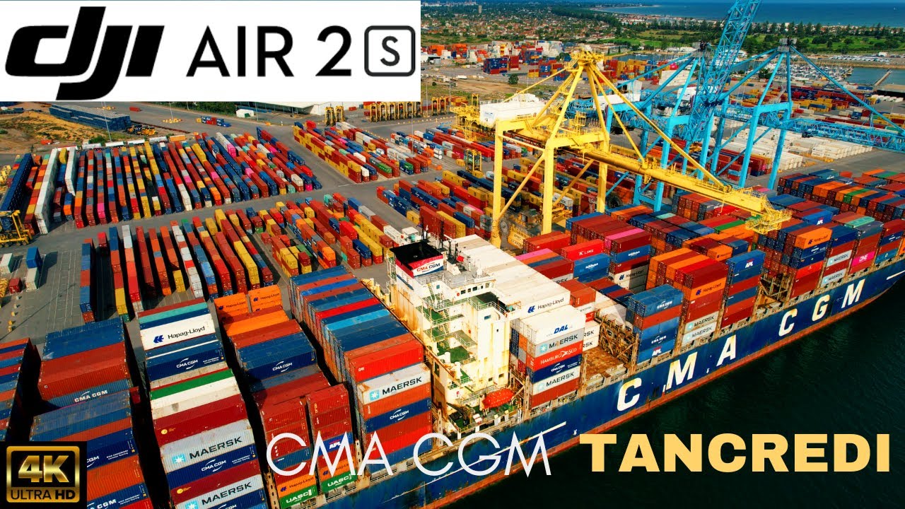 CMA CGM Tancredi I Flinders Ports I Adelaide I 4K Drone Video I DJI Air 2S