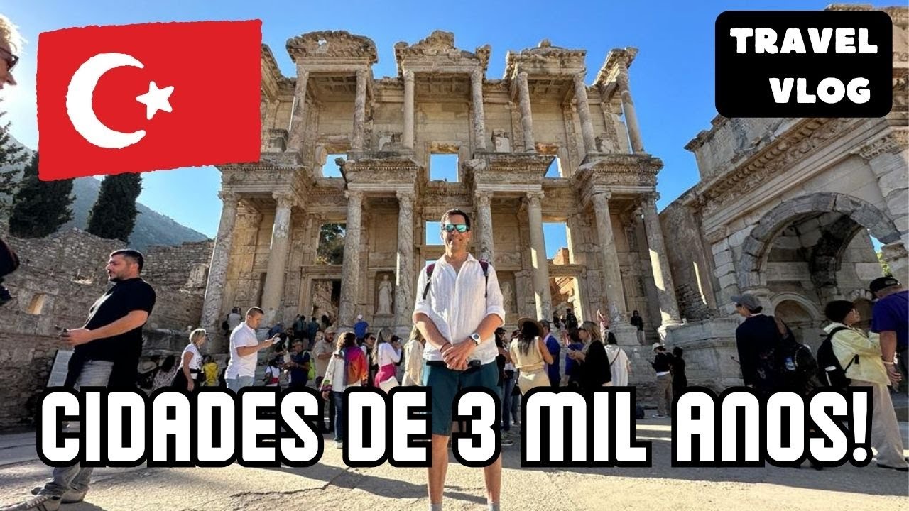 Viagem à Turquia (Éfeso, Pérgamo e Kusadasi). Vlog de Viagem - Out 2023