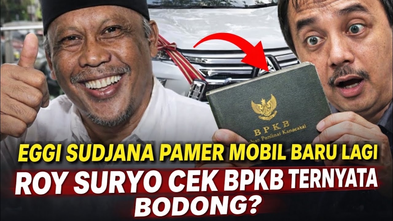 GEMPAR! Eggi Sudjana Pamer Mobil Lagi, Roy Suryo: BPKB PALSU?!