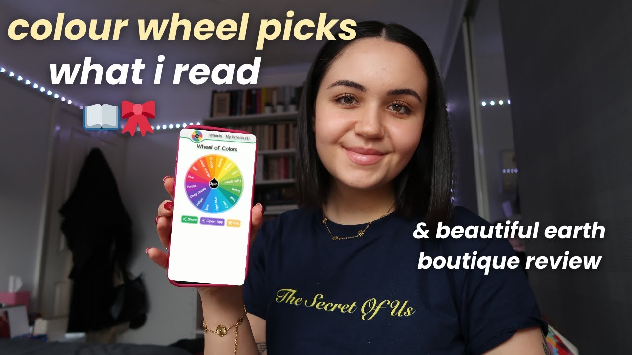 random colour generator picks what i read 📖🧸 | Beautiful Earth Boutique Review 🎀