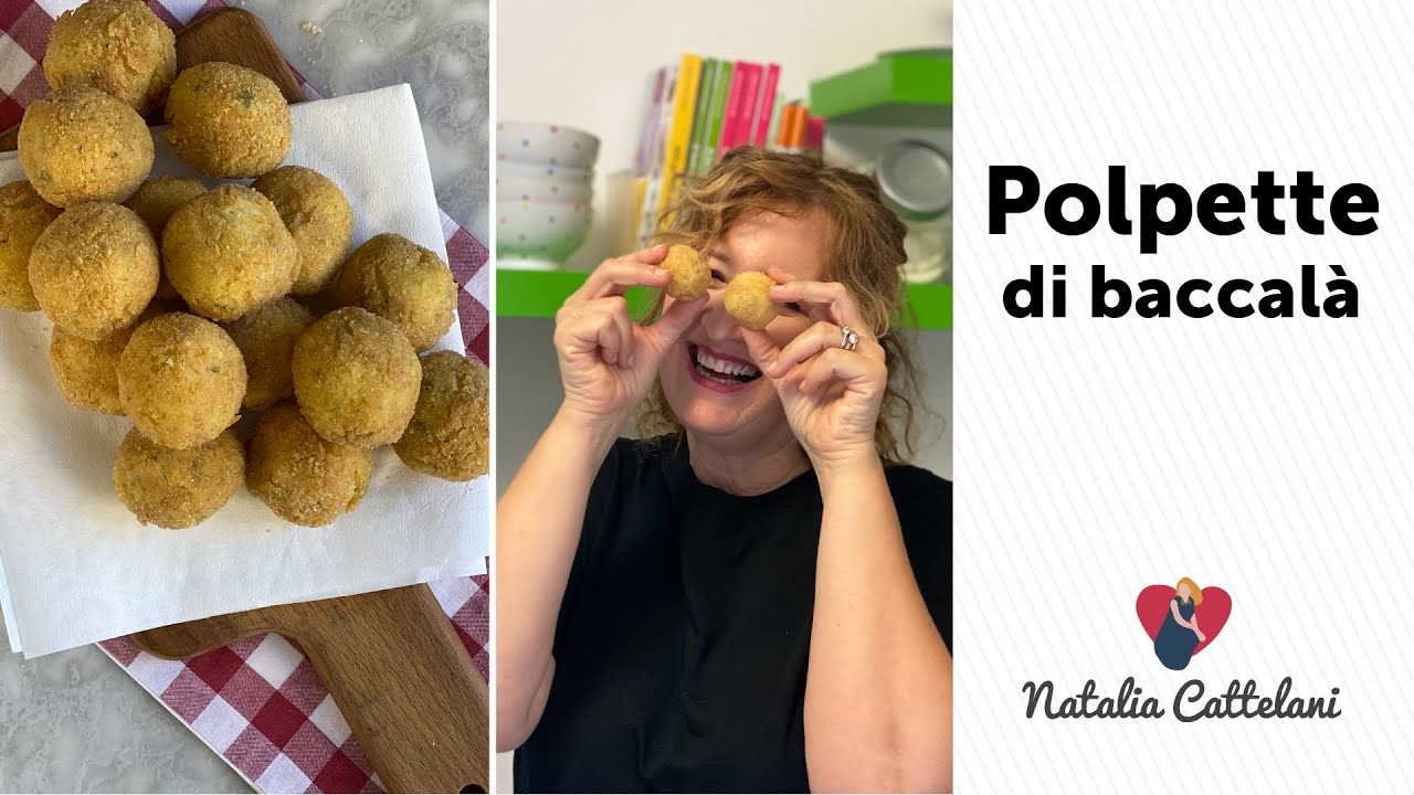 POLPETTE DI BACCALÀ FRITTE O AL FORNO | Ricetta facile e veloce | Natalia Cattelani