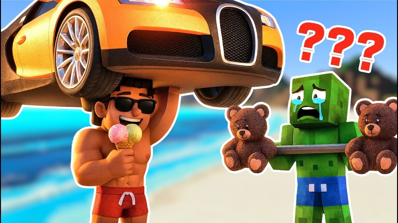 Bodybuilding Challenge (ALL EPISODES) - Minecraft Animation