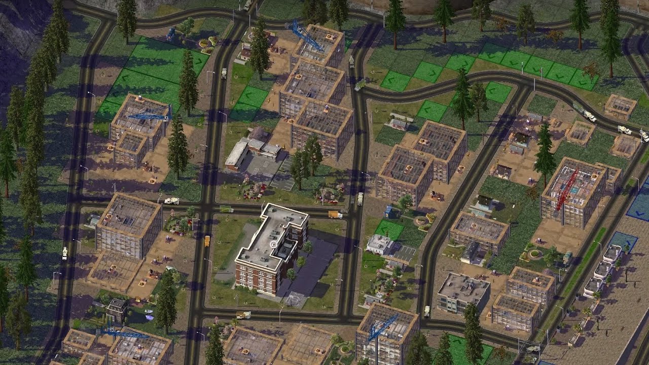 SimCity 4 Riverside with fractional angles