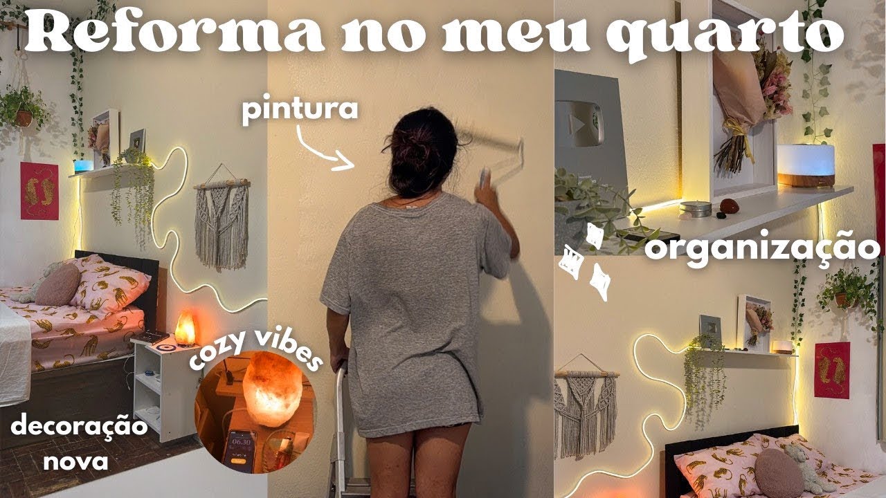 REFORMANDO MEU QUARTO | decoração clean, compras, organização 🌟💖 