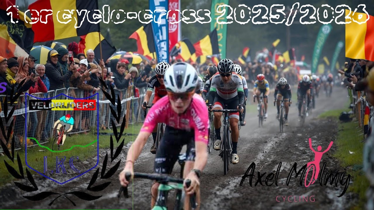 🌧️ PREMIER CYCLO-CROSS 2025/26 EN BELGIQUE – Pluie, boue & 56 concurrents à Langemark !