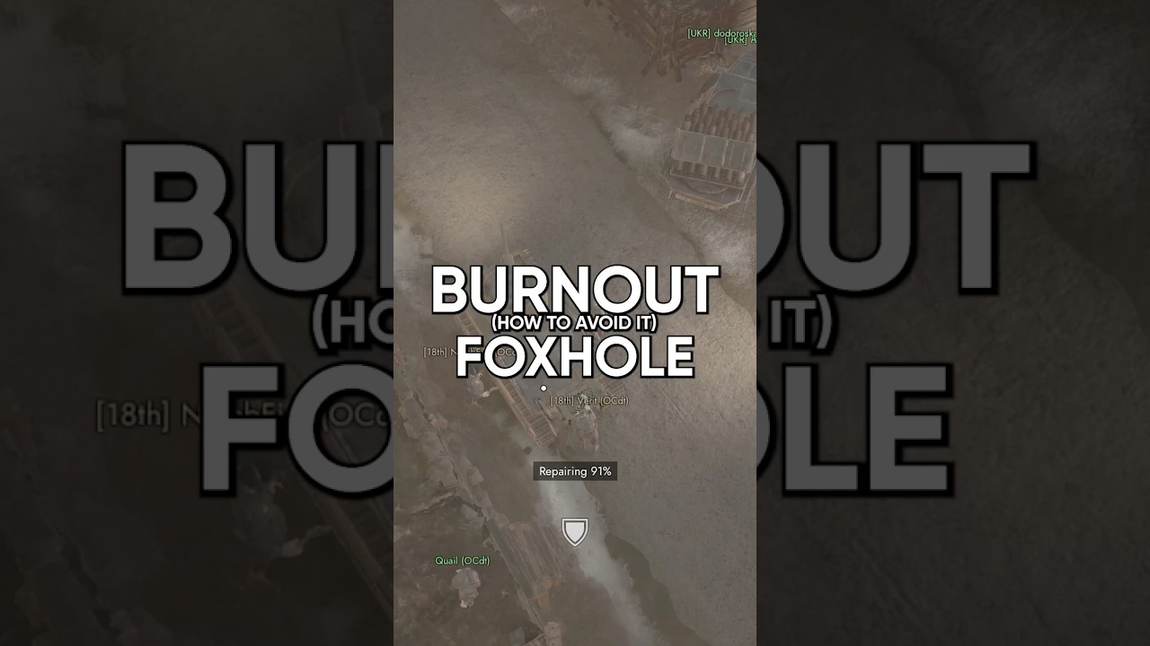 Как избежать выгорания в Foxhole
