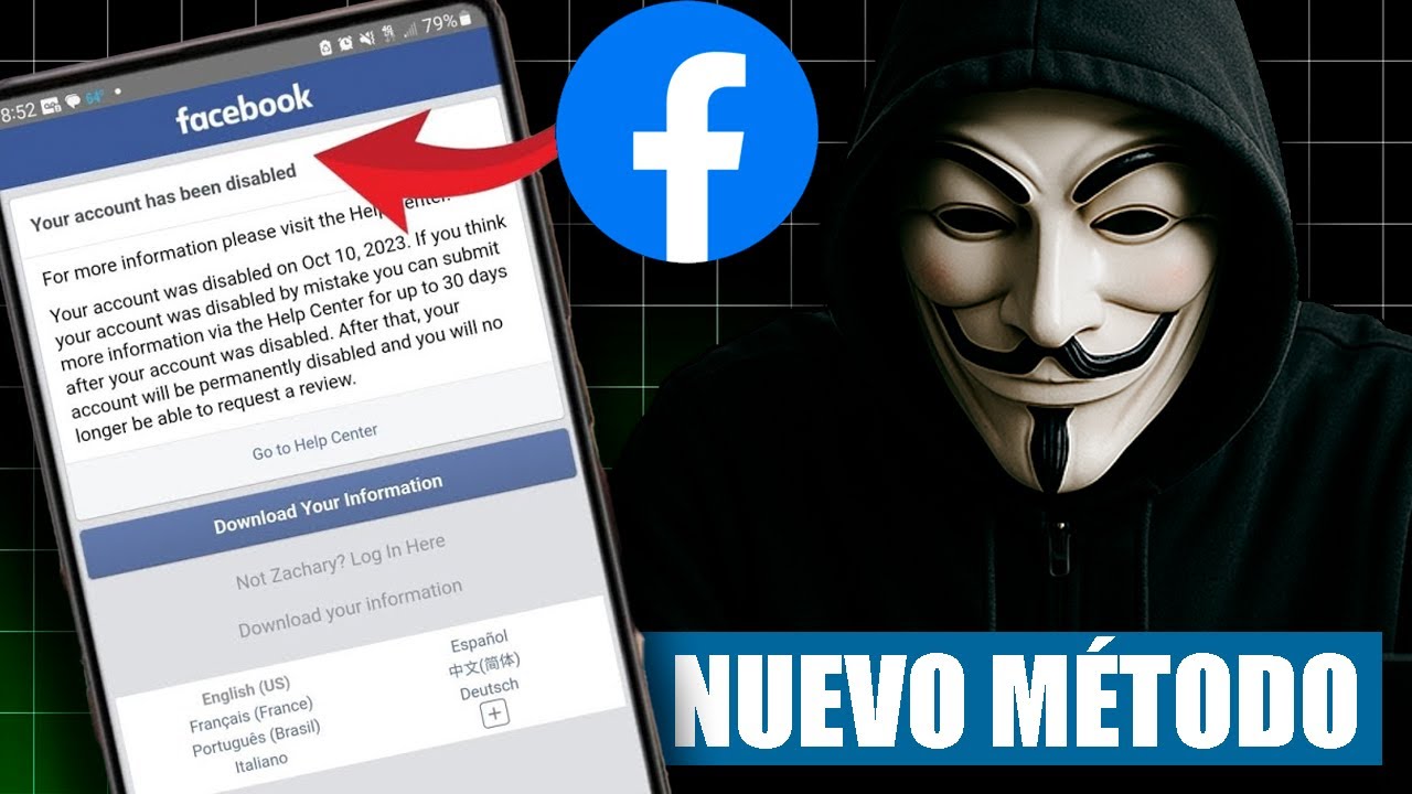 Cómo RECUPERAR una CUENTA de Facebook SUSPENDIDA 🔒NUEVO MÉTODO