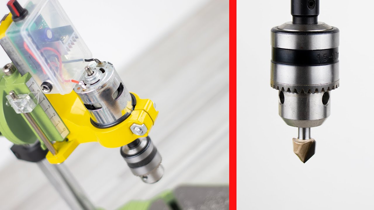 How to Make a Powerful Drill Press Machine From 775 Motor
