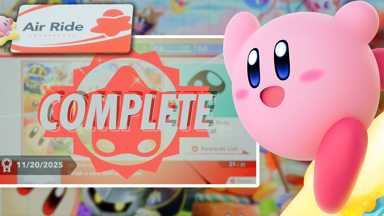 AIR RIDE 100% Walkthrough – All 150 Challenges Complete! (Kirby Air Riders – Switch 2)