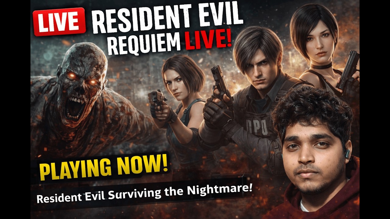 Resident Evil 9 Requiem – First Playthrough LIVE part 5(vertical)