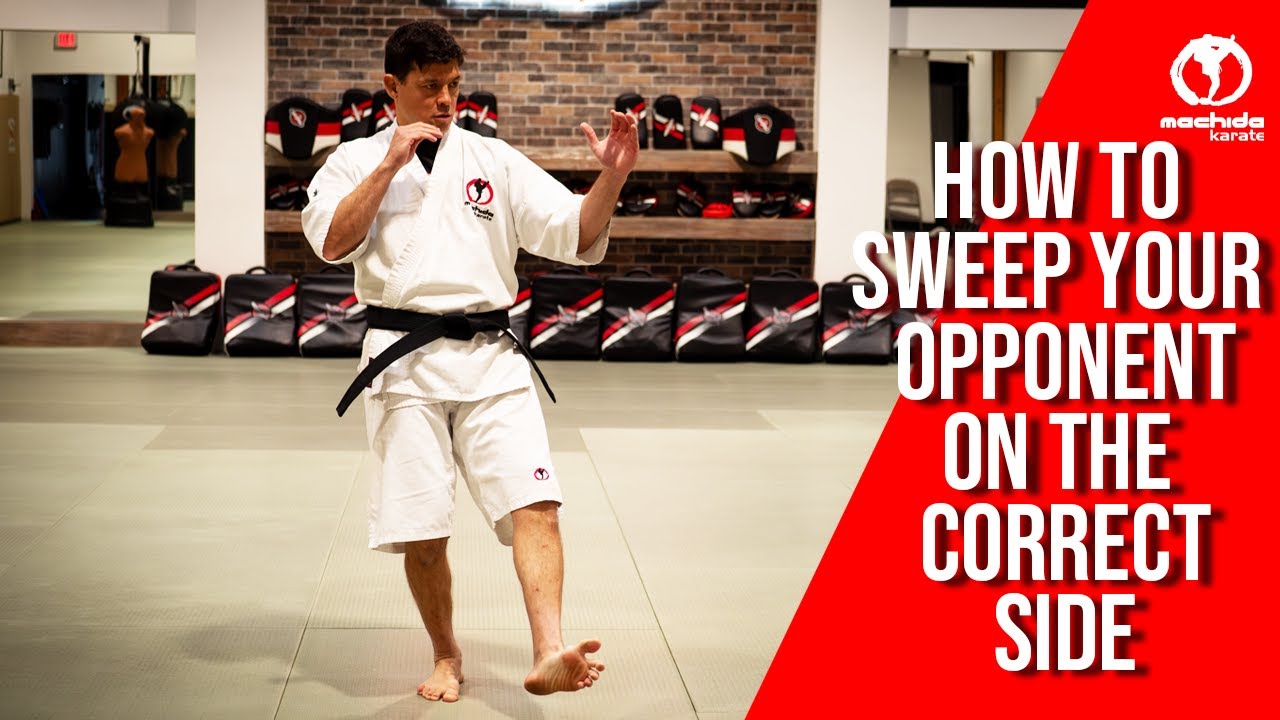 Sweep your opponent on the correct side!!