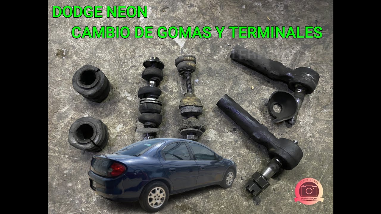 Dodge neon | Cambio de gomas y terminales de suspensión | Instalación de tornillos estabilizadores
