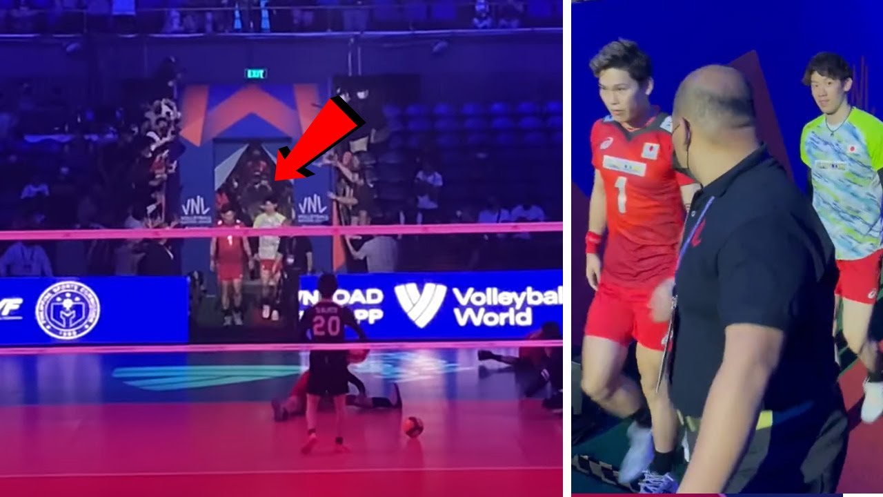 Filipino fans go wild after seeing Japan Team for the first time! 龍神 NIPPON | VNL Manila 2022