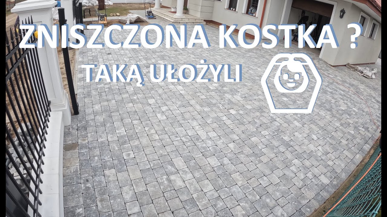 Postarzana kostka a nie zniszczona 🙂 Podwórko w kostce brukowej. #brukarzbydgoszcz #paving #taras