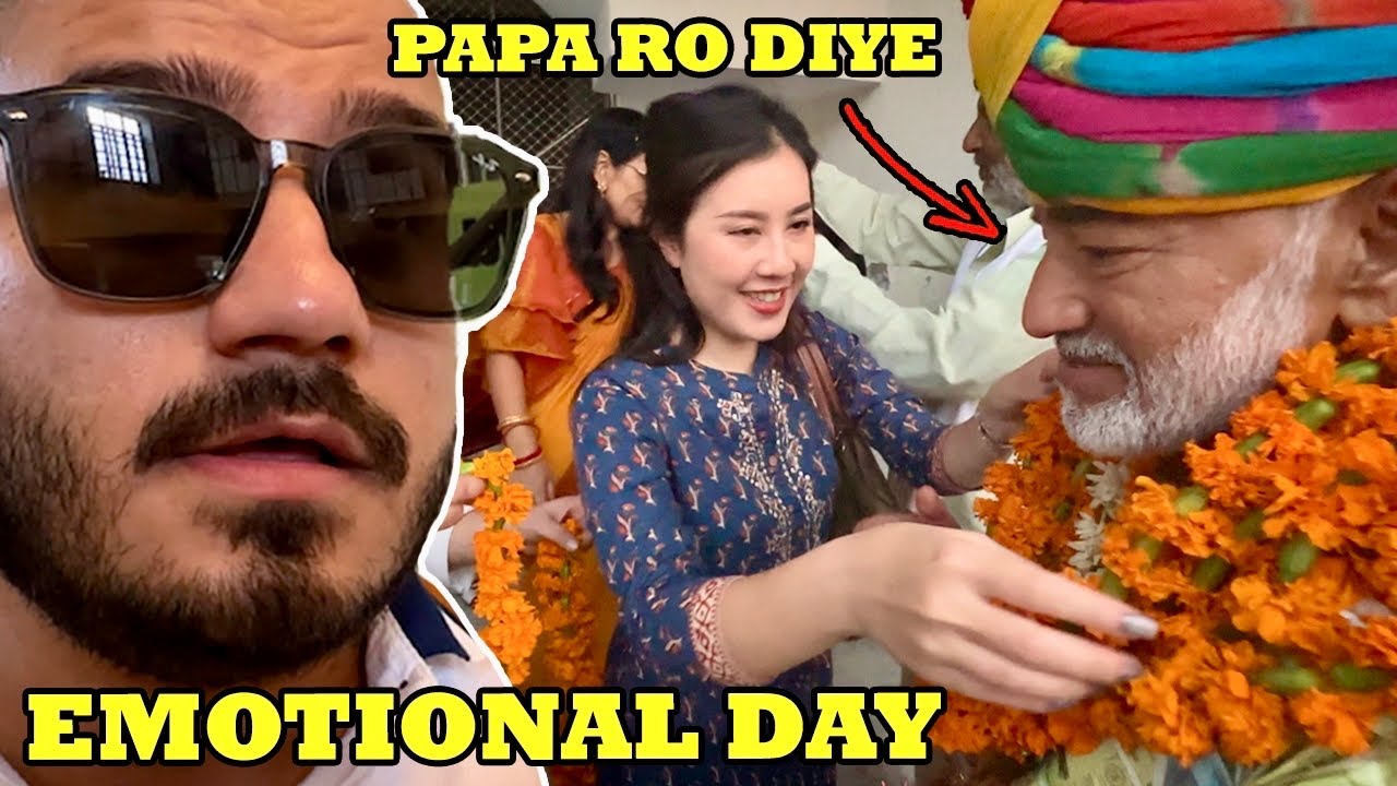 Indian Father Last Day in Goverment Office 🥺 Foreigner in India || India Travel Vlog 4