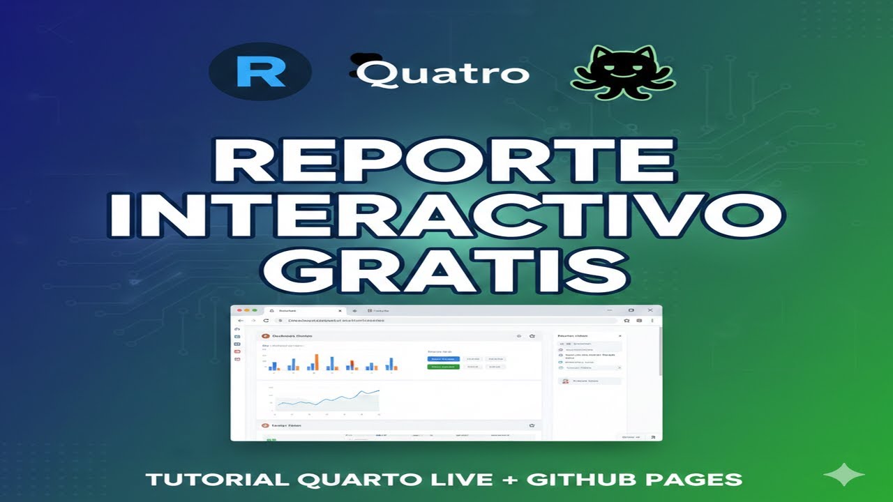 Cómo crear Documentos R Interactivos con Quarto Live