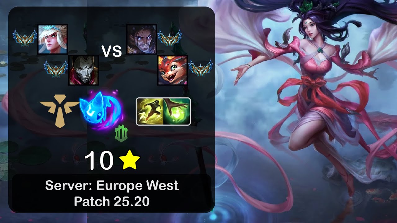Janna Support + Jhin vs Sylas + Smolder - EUW Challenger - Patch 25.20