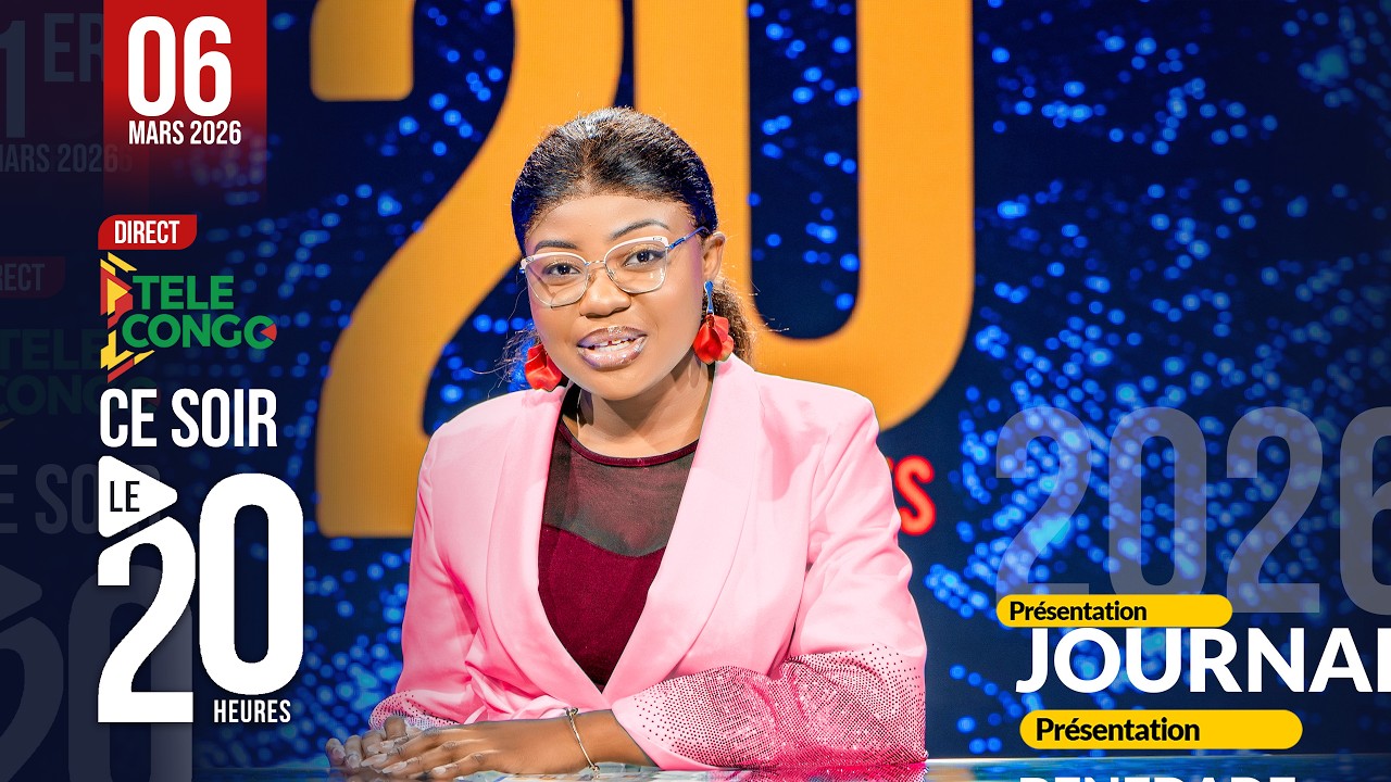 🔴 Direct JOURNAL DU 06 MARS 2026 AVEC BENEDADE ONDAYI #brazzaville #congo #news