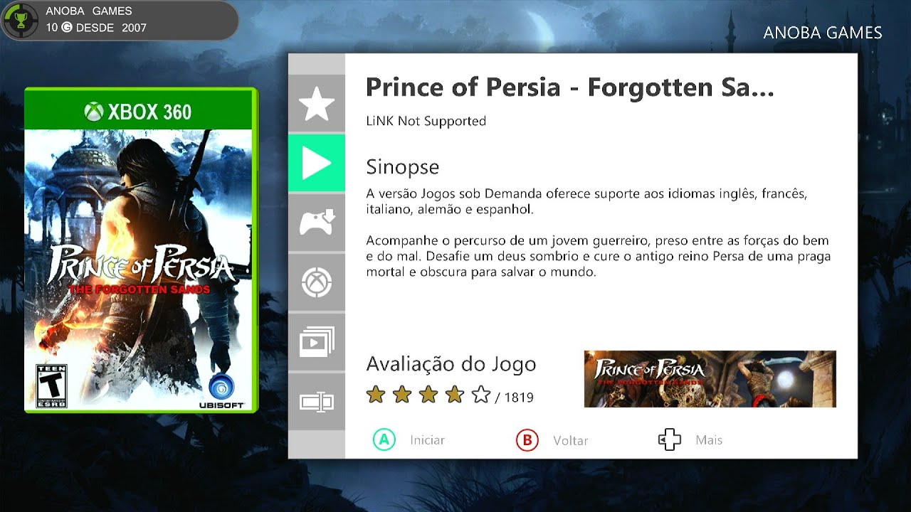 Prince of Persia: The Forgotten Sands (Xbox 360)