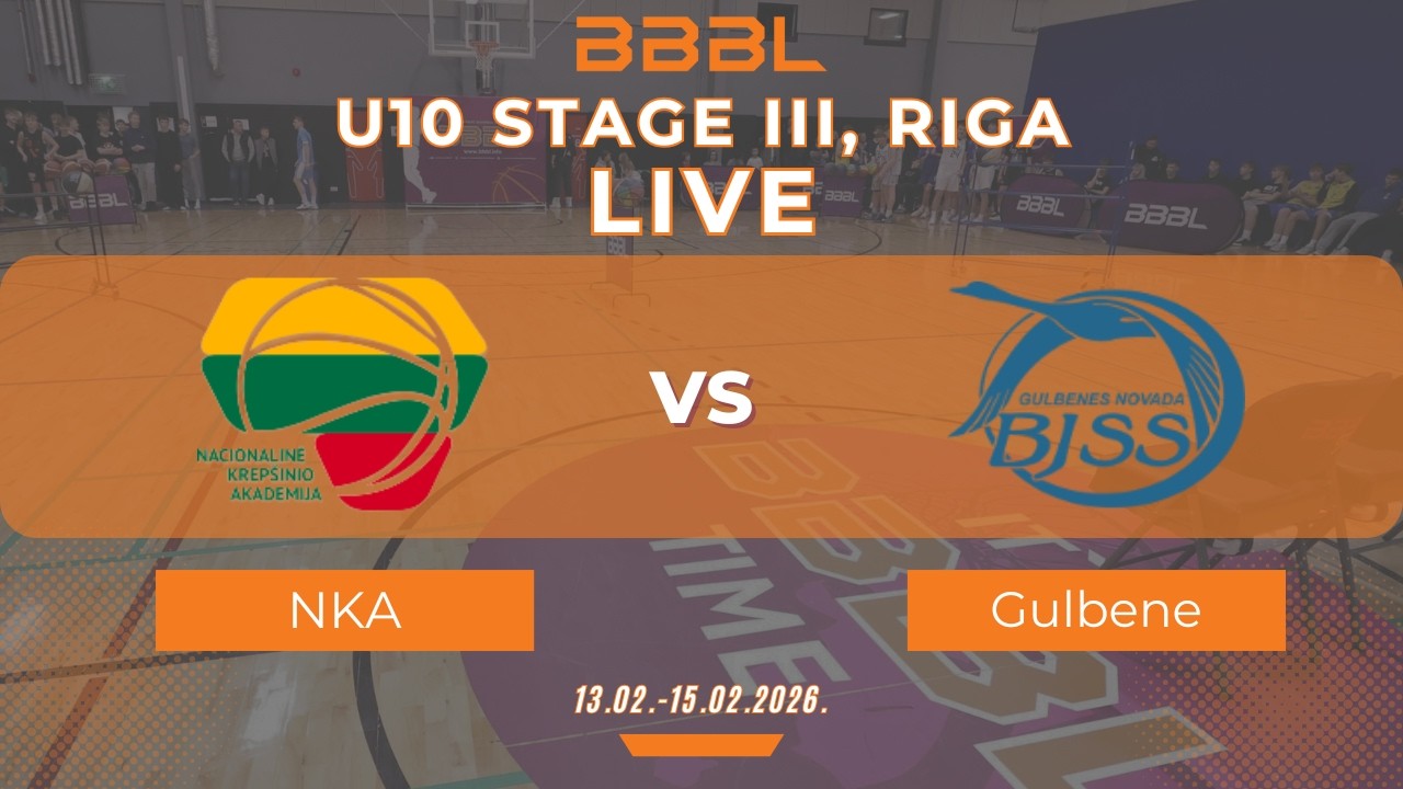 NKA Industris 2016 vs Gulbene 2016 | BBBL U10 | Stage III