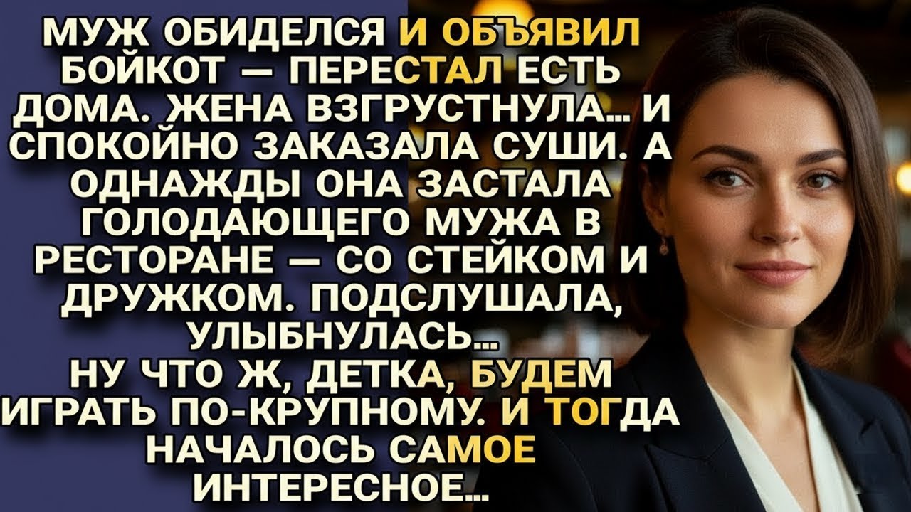 Муж устроил бойкот, но жена сыграла по-крупному — и шоу только началось...