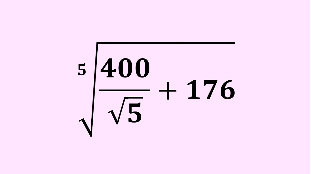 RADICAL Math Problem SOLVED in a Way You Never Thought POSSIBLE!