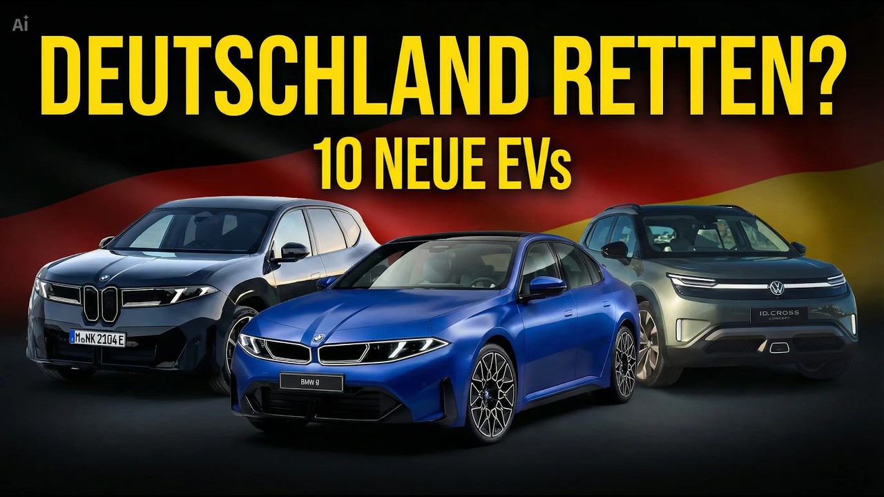 BMW, VW, Mercedes und Porsche: 10 neue Elektroautos, die alles verändern