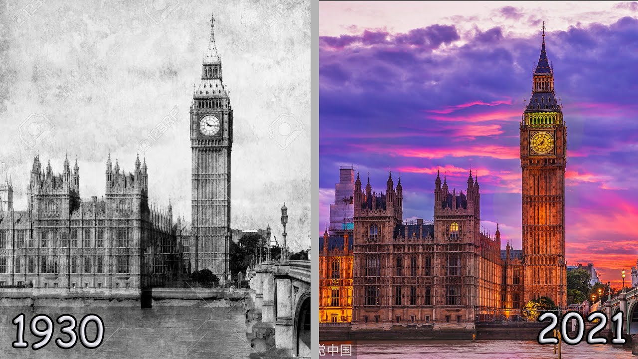 London Then and Now Photos| England 1930-2021