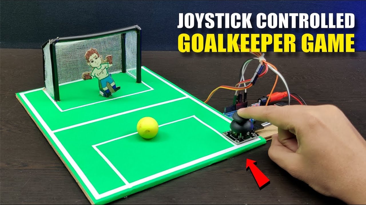 Joystick Controlled Goalkeeper Game || How To Control Servo Motor With Joystick Module #arduino #iot