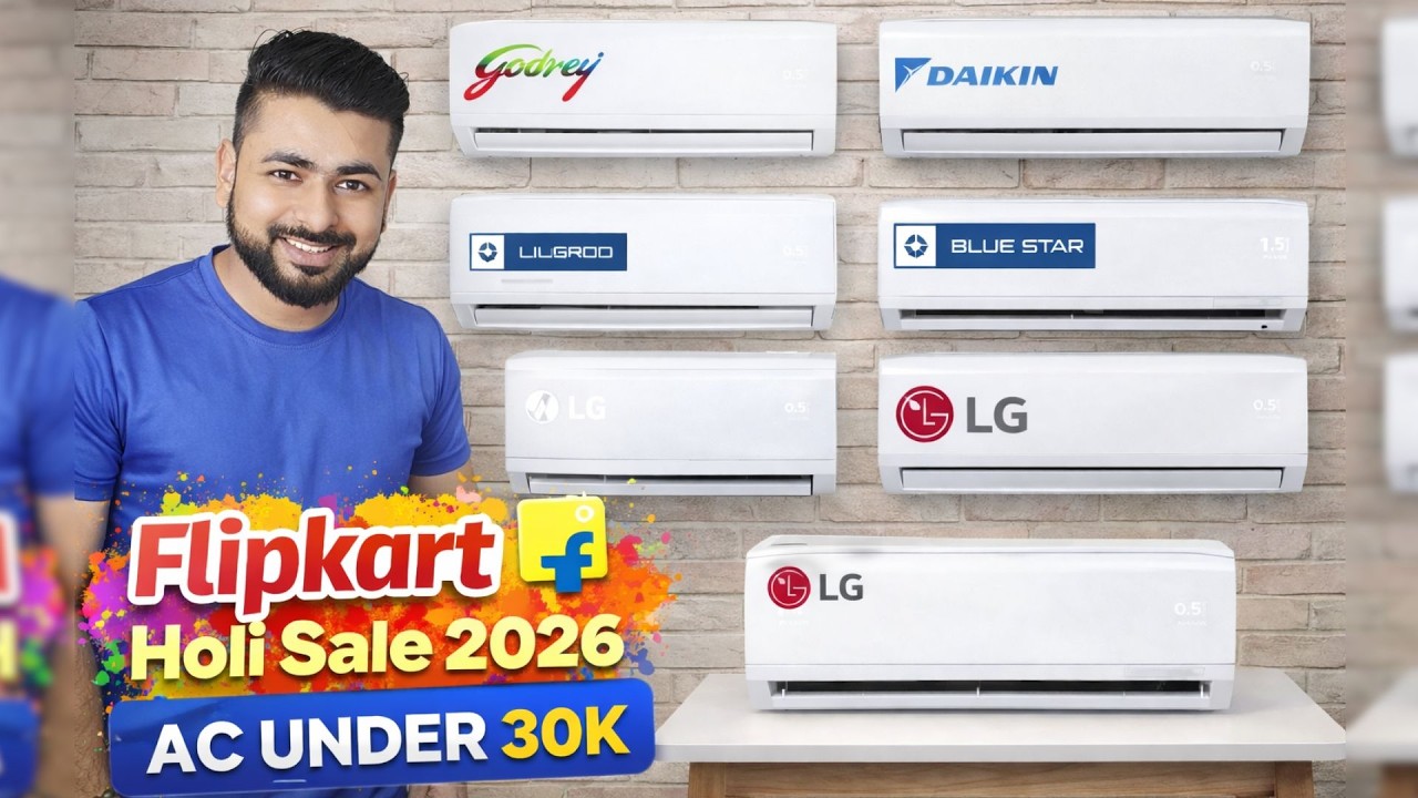 Flipkart Sale 2026🔥Best AC Under ₹30000❄️1.5 Ton 5 Star Split AC 2026 | Top Budget Air Conditioner