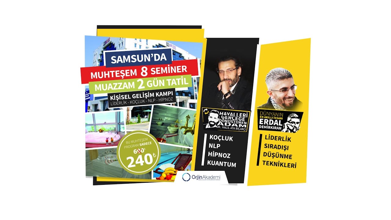 Samsun'da Kişisel Gelişim Kampı Fırsatı !